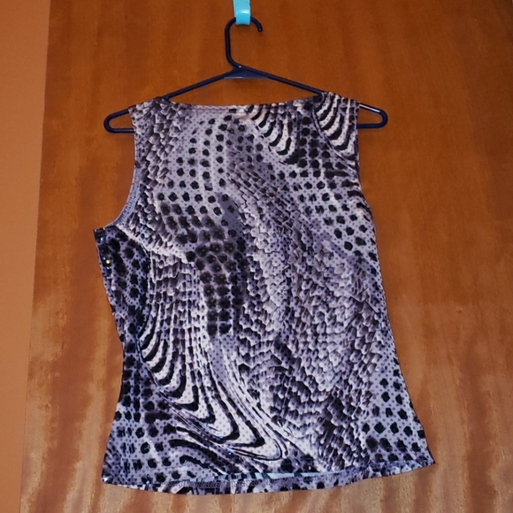90's Vntg & Fabulous A BYER PURPLE SLEEVELESS TOP - Picture 2 of 6